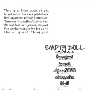 Gay Manga - [SAKURAI Haruki] D.Gray-man dj – Empty Doll [Eng] – Gay Manga
