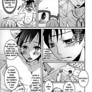 [Tsukioto Kuroneko (Inuneko Kofukuron)] Kobuta wo hirottara ouji-sama deshita 1 – Yuri on Ice dj [Eng] – Gay Manga sex 10