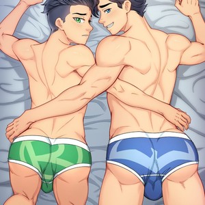 Gay Manga - [Suiton] Damian & Dick (Batman) – Gay Manga