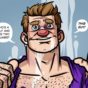 [Randy Meeks (randyslashtoons)] Clint Barton, the Slut [Eng] – Gay Manga sex 6
