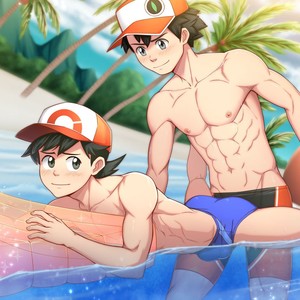 [Suiton] Pokemon Let’s go – Red X Chase #1 – Gay Manga thumbnail 001