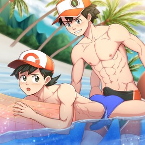 [Suiton] Pokemon Let’s go – Red X Chase #1 – Gay Manga sex 2