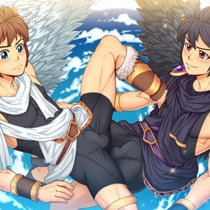 [Suiton] Super Smash Bros – Pit Icarus x Dark Pit #1 – Gay Manga thumbnail 001
