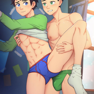 Gay Manga - [Suiton] Super Sons – Damian X Jon #4 – Gay Manga