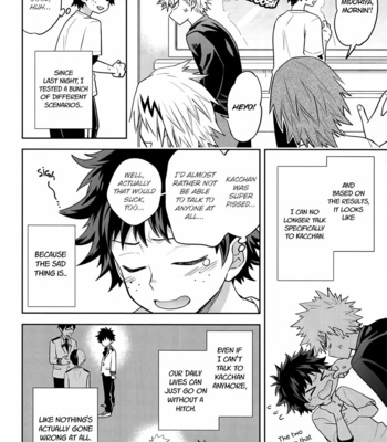[bb (ume)] Keep this xxx secret – My Hero Academia dj [Eng] – Gay Manga sex 14