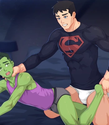 Gay Manga - [Suiton00] Young Justice Superboy X Beast Boy #1 – Gay Manga