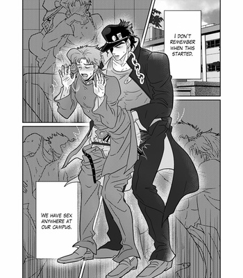 [sixpage_] It Can’t Be Called Love Yet – JoJo’s Bizarre Adventure dj [Eng] – Gay Manga sex 3