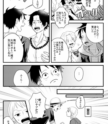 [ma2ErrOr] Ani zu ni koishite panikku ni naru otōto no hanashi – One Piece Dj [JP] – Gay Manga sex 15