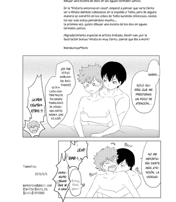 [Wankoroya (Koro)] Sweetie – Haikyuu!! dj [Spa] – Gay Manga sex 24