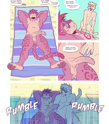 [Catsudon] Hyouza Goes to the Nude Beach Actually [Eng] – Gay Manga sex 2