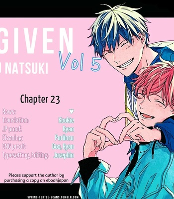 [KIZU Natsuki] Given – Vol.05 [Eng] – Gay Manga sex 67