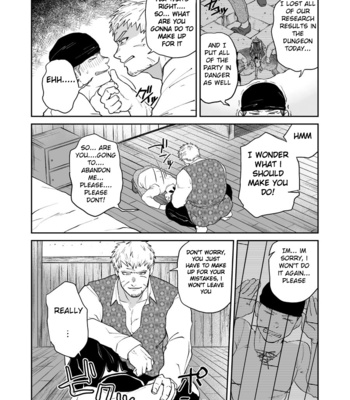 [Bou Zukan (kemukemuke)] Dungeon de Dojitta Shinjin Bouken-sha ga Inmon Seisei Mahou de Kando o Agerarete Ikasare Makuru Hanashi [Eng] – Gay Manga sex 3