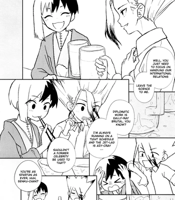 [Kitsune-iro (Amehage)] Dr. Stone dj – Banana wa Osake de Hairimasu ka? [Eng] – Gay Manga sex 10