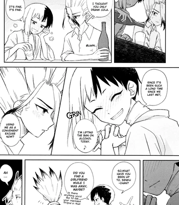 [Kitsune-iro (Amehage)] Dr. Stone dj – Banana wa Osake de Hairimasu ka? [Eng] – Gay Manga sex 13