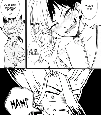 [Kitsune-iro (Amehage)] Dr. Stone dj – Banana wa Osake de Hairimasu ka? [Eng] – Gay Manga sex 17