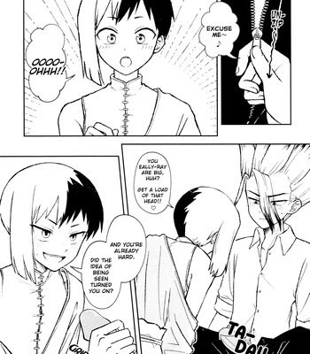 [Kitsune-iro (Amehage)] Dr. Stone dj – Banana wa Osake de Hairimasu ka? [Eng] – Gay Manga sex 20