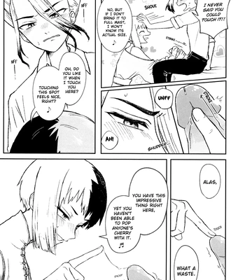 [Kitsune-iro (Amehage)] Dr. Stone dj – Banana wa Osake de Hairimasu ka? [Eng] – Gay Manga sex 21