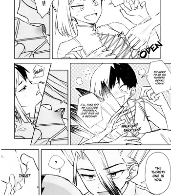 [Kitsune-iro (Amehage)] Dr. Stone dj – Banana wa Osake de Hairimasu ka? [Eng] – Gay Manga sex 28