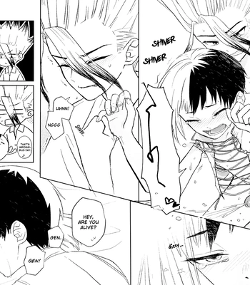 [Kitsune-iro (Amehage)] Dr. Stone dj – Banana wa Osake de Hairimasu ka? [Eng] – Gay Manga sex 32