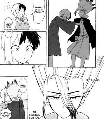 [Kitsune-iro (Amehage)] Dr. Stone dj – Banana wa Osake de Hairimasu ka? [Eng] – Gay Manga sex 34
