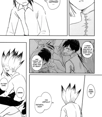[Kitsune-iro (Amehage)] Dr. Stone dj – Banana wa Osake de Hairimasu ka? [Eng] – Gay Manga sex 42
