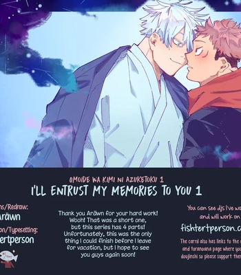 [Manimani / RDoutai] Omoide wa Kimi ni Azuketoku – Jujutsu Kaisen dj [Eng] – Gay Manga sex 13