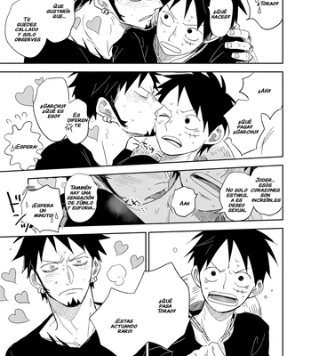[HONEY LEMON (Hachimitsu)] Es una habitación de la que no puedes salir a menos que te comas los corazones – One Piece dj [Spa] – Gay Manga sex 14