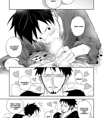 [HONEY LEMON (Hachimitsu)] Es una habitación de la que no puedes salir a menos que te comas los corazones – One Piece dj [Spa] – Gay Manga sex 16
