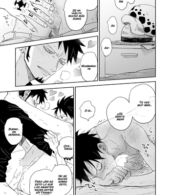 [HONEY LEMON (Hachimitsu)] Es una habitación de la que no puedes salir a menos que te comas los corazones – One Piece dj [Spa] – Gay Manga sex 18