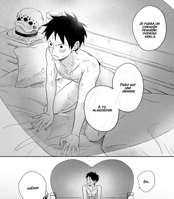 [HONEY LEMON (Hachimitsu)] Es una habitación de la que no puedes salir a menos que te comas los corazones – One Piece dj [Spa] – Gay Manga sex 31