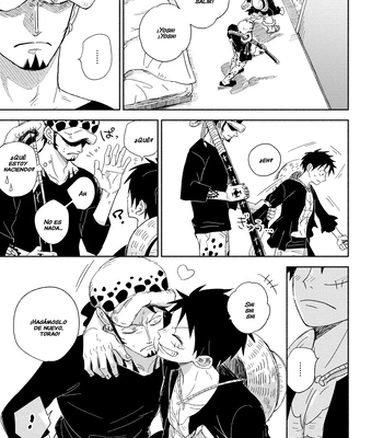 [HONEY LEMON (Hachimitsu)] Es una habitación de la que no puedes salir a menos que te comas los corazones – One Piece dj [Spa] – Gay Manga sex 36