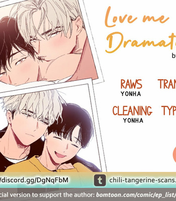 [Chaegoo] Love Me Dramatically [Eng] – Gay Manga thumbnail 001