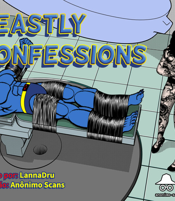 [LannaDru, dlpeattie] Beastly Confession [Portuguese] – Gay Manga thumbnail 001