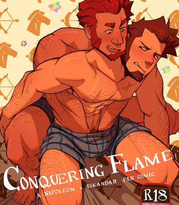 [Nyuudles] Conquering Flame- A Napoleon X Iskandar Fancomic- Fate/ Grand Order dj [PT] – Gay Manga thumbnail 001