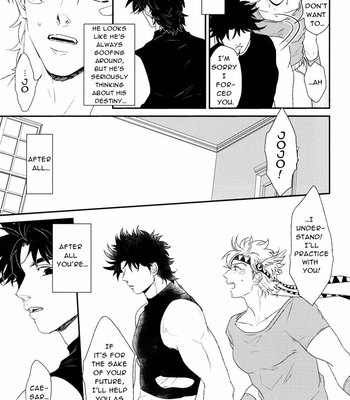 [Tsurumachi (Gamako)] Caesar’s scissors – JoJo dj [Eng] – Gay Manga sex 15