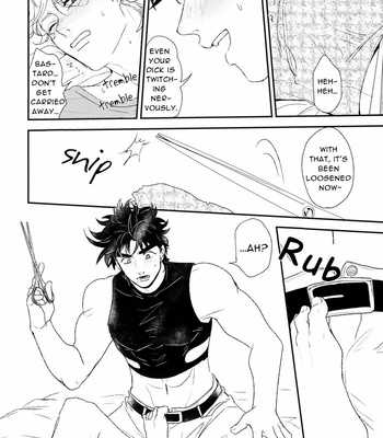 [Tsurumachi (Gamako)] Caesar’s scissors – JoJo dj [Eng] – Gay Manga sex 24