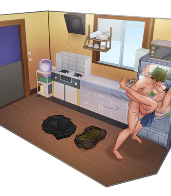 CamoHouse – Haruka Nanase Kitchen Room (Free!) – Gay Manga sex 28