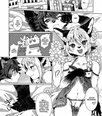 [UZOMZO (Shiroi)] Kori Muchuu San Kitsune to Tanuki no Mutsumiai [Eng] – Gay Manga sex 7