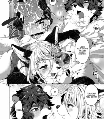 [UZOMZO (Shiroi)] Kori Muchuu San Kitsune to Tanuki no Mutsumiai [Eng] – Gay Manga sex 11