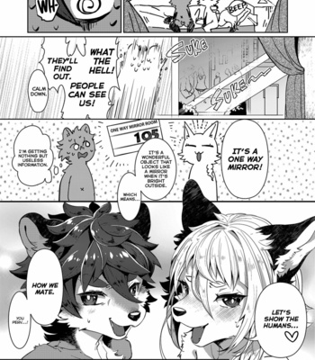 [UZOMZO (Shiroi)] Kori Muchuu San Kitsune to Tanuki no Mutsumiai [Eng] – Gay Manga sex 18
