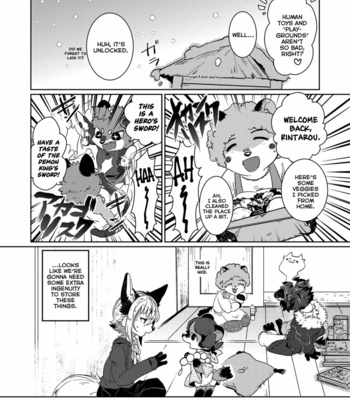 [UZOMZO (Shiroi)] Kori Muchuu San Kitsune to Tanuki no Mutsumiai [Eng] – Gay Manga sex 27