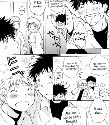 [Viva Mikinosuke (Katazaki Miki)] Dakishimete Suki to Itte – Hold Me and Tell Me You Love Me – Ookiku Furikabutte dj [Eng] – Gay Manga sex 29