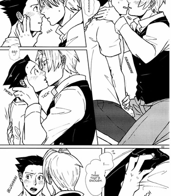 Strawberry Kiss – Ace Attorney dj [Eng] – Gay Manga sex 44