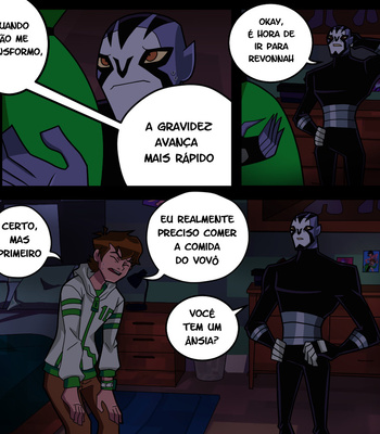 [Kikuharu Nakamura] Ben-Mom Short Comic (2) – Ben 10 x Rook [Portuguese] – Gay Manga sex 15