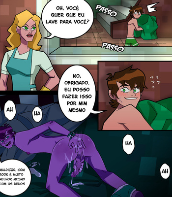 Gay Manga - [Kikuharu Nakamura] Ben-Mom Short Comic (2) – Ben 10 x Rook [Portuguese] – Gay Manga