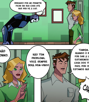 [Kikuharu Nakamura] Ben-Mom Short Comic (2) – Ben 10 x Rook [Portuguese] – Gay Manga sex 2