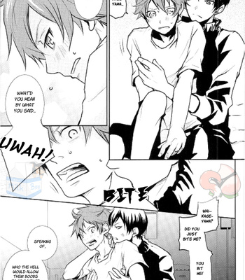 [Rakugaku] Ore to Kageyama to Oppai (Me, Kageyama, and Boobs) – Haikyuu!! dj [Eng] – Gay Manga sex 9