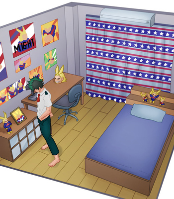 Gay Manga - [CamoHouse] Izuku Midoriya Room (My Hero Academia) – Gay Manga