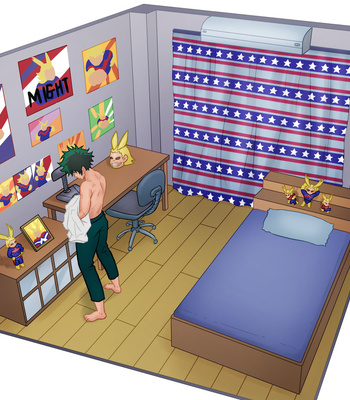 [CamoHouse] Izuku Midoriya Room (My Hero Academia) – Gay Manga sex 3