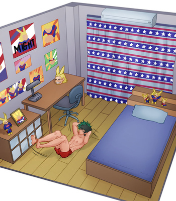 [CamoHouse] Izuku Midoriya Room (My Hero Academia) – Gay Manga sex 5